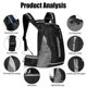 thumbnail image 3 of WEST BIKING 16L Cycle Knapsack Mountain Bike Bag Outdoor Backpack Leisure Light Travel Bag Riding Equipment, 3 of 5