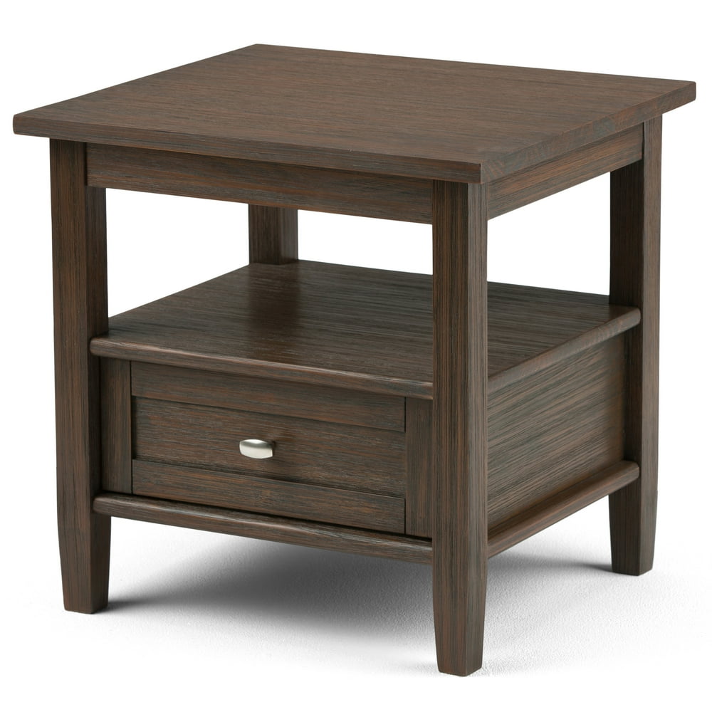 Brooklyn + Max Lexington Solid Wood 20 inch Wide Rectangle Rustic End
