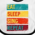 thumbnail image 4 of Inktastic Choir Music Eat Sleep Sing Repeat Boys or Girls Baby Bib, 4 of 4