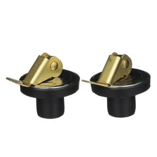 Honoson 2 Pieces Stainless Steel Drain Snap Plug Boat Drain Plug for Drains  1 Inch