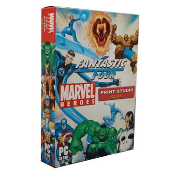 Marvel Heroes Fantastic Four Print Studio Vol 1 - Personalize your creations by adding your own individual messages