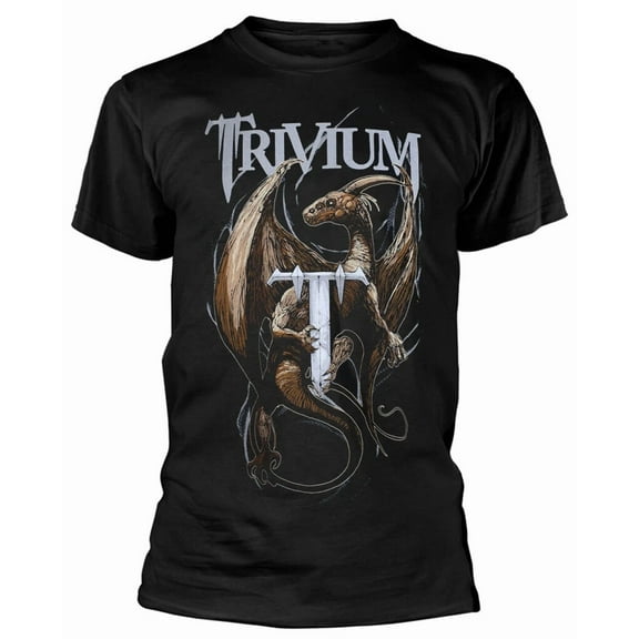 CLASSIC Trivium Perched Dragon Black T-Shirt NEW OFFICIAL