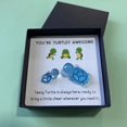 thumbnail image 7 of Dujiujun Pocket Hug Turtle Decoration with Greeting Card Emotional Support You're Turtley Awesome Tortoise Toy Friends Family Valentine's Day Keepsake Gift, 7 of 7