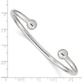 thumbnail image 2 of 925 Sterling Silver Cuff Bangle Bracelet, 2 of 6