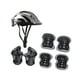 thumbnail image 5 of Juego de rodilleras para casco de bicicleta para niños, práctico casco con absorción de impactos. Plata, 5 of 9