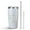 White, variant on Libra Print 20oz Stainless Steel Travel Tumbler with Telescopic Straw, Vacuum Insulated Coffee Cup