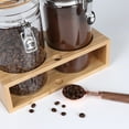 thumbnail image 6 of KKC Home Accents Glass Food Storage Jars with Airtight Locking Clamp Bamboo Lids,Coffee Bean Storage Containers,Sealed Glass Container with Scoop for Coffee Ground,Tea,Nut,Sugar,Coffee Holder, 6 of 9
