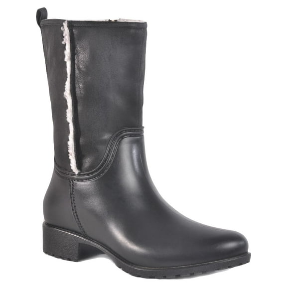 Dav Womens Cheyenne Mid Ankle Round Toe Rain Boots