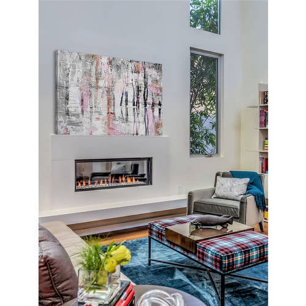 "Pink Haze" Painting Print on Wrapped Canvas