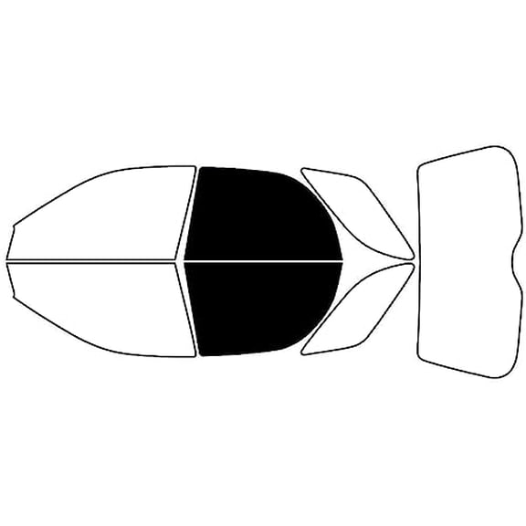 Rvinyl Window Tint Kit Compatible with Subaru Impreza 2002-2007 (Wagon) - Back Precut Kit - 5%
