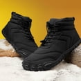 thumbnail image 5 of YLYL Snow Boots for Men Women Waterproof Insulated, High-Traction Grip Waterproof Lace Up Snow Boots, 5 of 9