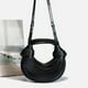 thumbnail image 4 of Bolso bandolera tejido para mujer, bolso de mano pequeño de cuero, bolso de pan anudado, bolso tipo cartera con asa superior para fideos., 4 of 5