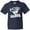 Navy, variant on Inktastic Birthday Shark Youth T-Shirt