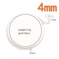 thumbnail image 2 of GKNET Fashion 4mm Pearl Pendant Necklace Choker Elegant Womens Wedding Party Jewellery, 2 of 4