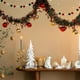 thumbnail image 5 of Guirnalda navideña con luces para árbol | Juego de adornos de pompones decorativos | Decoración navideña para chimenea, escalera y ventana | Decoraciones festivas para interiores, 5 of 6