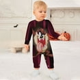 thumbnail image 3 of Looney Tunes Taz-Mania Baby Long Sleeve Footless, Infant Playsuit Romper Jumpsuits for Boys Girls, 3 of 8