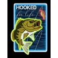 thumbnail image 2 of Prime, Marcus 25x32 Gold Ornate Wood Framed with Double Matting Museum Art Print Titled - Hooked For Life, 2 of 4