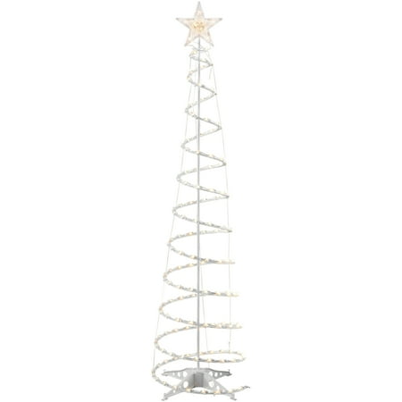Holiday Time 6 Foot Light Up Clear Spiral Tree 150 Lights Indoor Or Holiday Time 6 Foot Light Up Clear Spiral Tree 150 Lights Indoor Or Outdoor