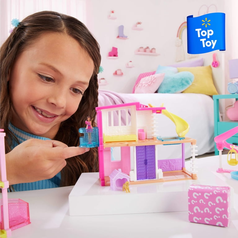Barbie, Mini BarbieLand Doll House Playsets, with 1.5-inch Doll