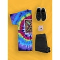 thumbnail image 3 of Capricorn Zodiac Ethnic Tie Dye Spiral Women -Image by Shutterstock, Female Medium, 3 of 4