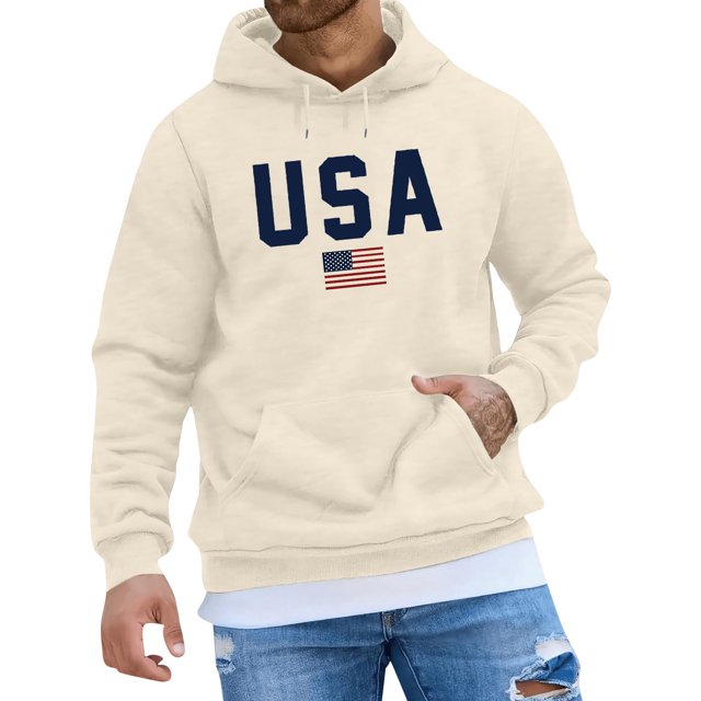 Hooded Sports Tracksuit Unisex Running Outfits Long Sleeve Pullover Hoodies SweatshirtM