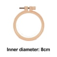 thumbnail image 2 of SPRING PARK Plastic Cross Stitch Embroidery Hoop Circle Sewing Frame DIY Needlework Tool, 2 of 7