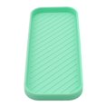 thumbnail image 1 of Silicone Drain Tray For Tableware Water Cup Fruit Vegetable Kitchen Sink Organizer Storage Tray Sponge Holder Soap Dispenser,Green, 1 of 7