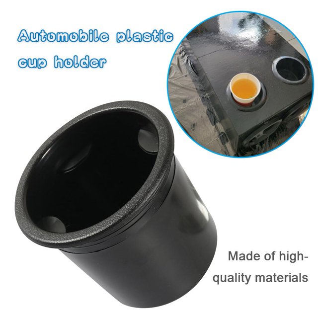 Portavasos para coche Agujero de fuga Cubo de basura para coche Caja de almacenamiento para RV Coche Barco marino