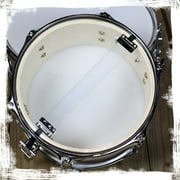 Griffin Popcorn Snare Drum - 10x6 Acoustic Mini Poplar Wood Shell Marching Head
