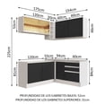 thumbnail image 3 of Cocina Integral Completa Modular Madesa Glamy 329cm BN 02, 3 of 5
