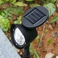 thumbnail image 5 of Sterno Home Gl23836Bk2 Paradise Solar Led 3 Lumens Plastic Spot Light, 2-Pack, 2 Piece, 5 of 8