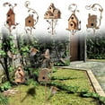 thumbnail image 2 of Vikakiooze Promotion on Sale! Pet Supplies bird feeders Metal House With Poles Outdoor House Stake Bird House For Patio Backyard Patio Outdoor Garden Decoration, 2 of 6