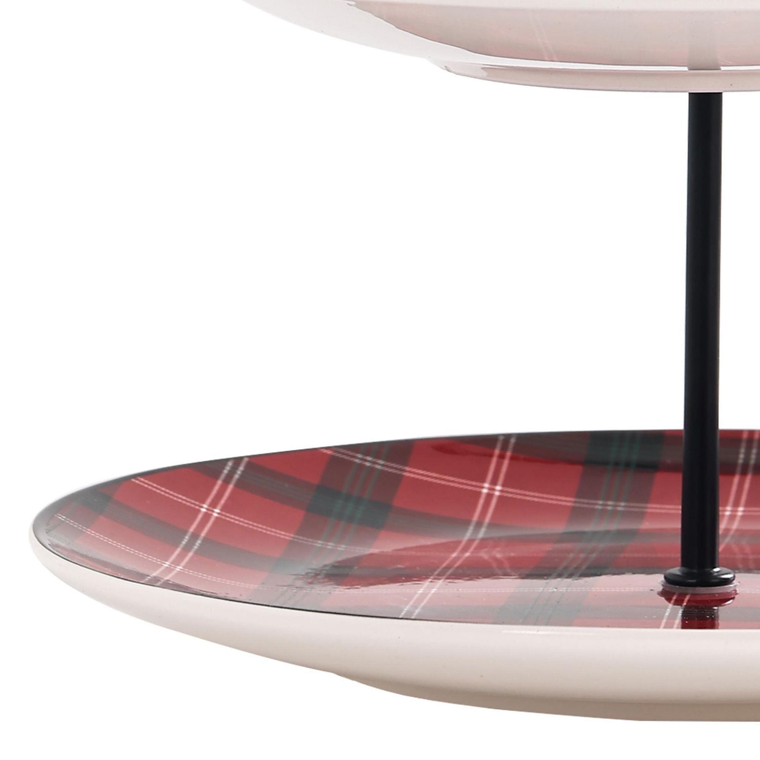 Holiday Time Assiette de service à 2 niveaux