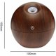 thumbnail image 2 of Difusor de niebla ultrasónica USB, humidificador, purificador de aire, luz de noche LED que cambia de color para oficina, hogar, 130 ml: madera oscura. Humidificador de aire portátil de 250 ml, humidi, 2 of 5