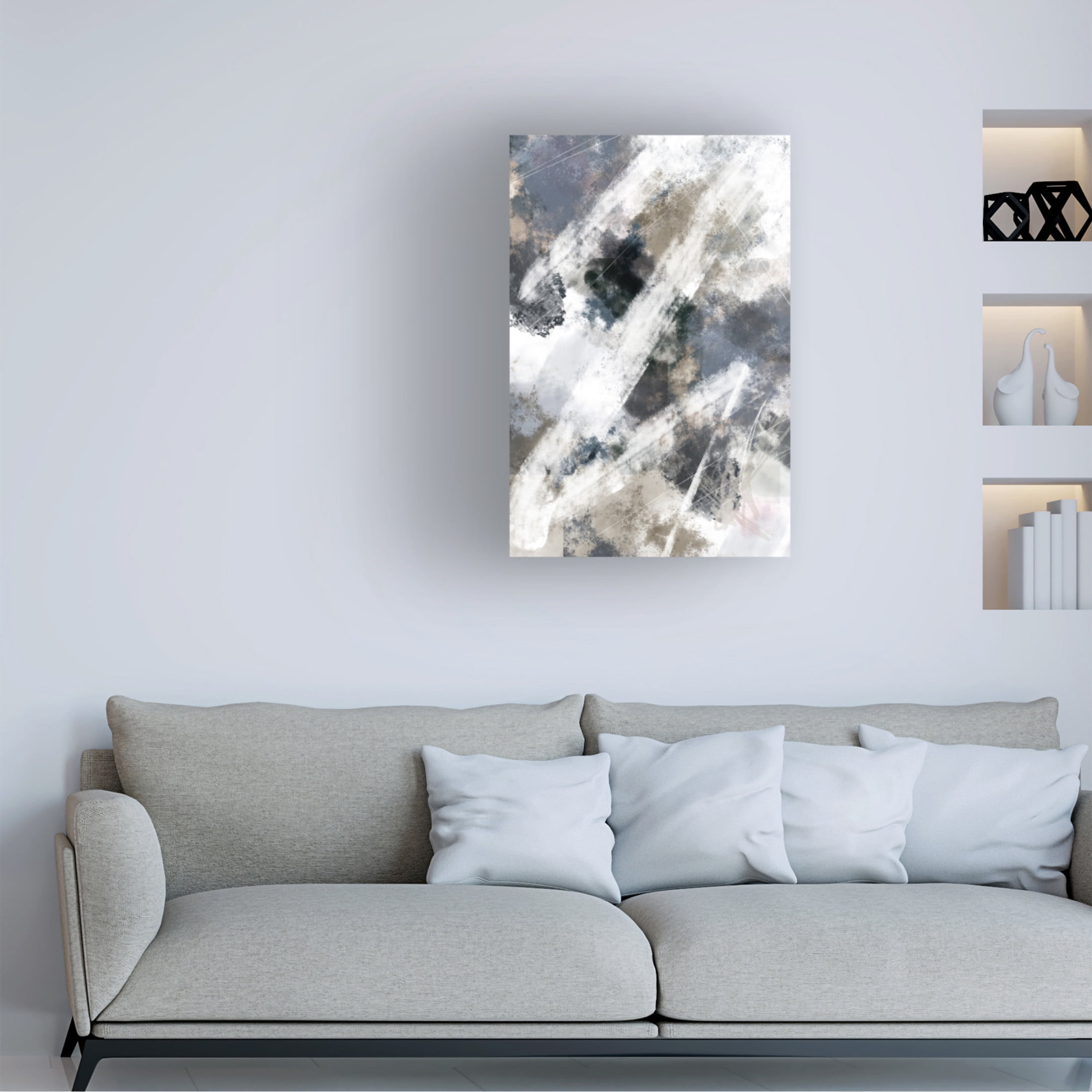 Pictufy Studio II 'Zig Zag' Canvas Art - 16 x 24 Inches
