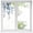 Blue, variant on Blue Eucalyptus Leaves Window Privacy Film, Summer Farmhouse Botanical Static Cling UV Sun Blocking Heat Control Window Tint Day and Night, Non-Adhesive One Way Windows Privacy Cover 19.6''x39.3''