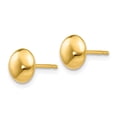 thumbnail image 2 of 14k Polished Half Ball Post Ear in 14k Yellow Gold, 2 of 3