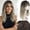 Ombre Ash Brown with Platinum Blonde, variant on poalid Wig with Bangs for Women Synthetic Wavy Brown Blonde Highlight 18In | Layered Curly Wavy Wigs with Bangs for Women, Glueless Wig 4x4 Realistic Scalp Free Parting, Beginner Friendly for Daily W