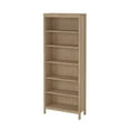thumbnail image 2 of Tvilum Madrid Adjustable 6 Shelf Bookcase, Open Storage Home Office Bookshelf for Adults, Jackson Hickory, 2 of 12