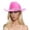 Watermelon Red, variant on HNMKIU Unisex Woolen Western Cowboy Top Hat Featuring Rhinestone Embellishments For Men And Women Light Pink,One Size