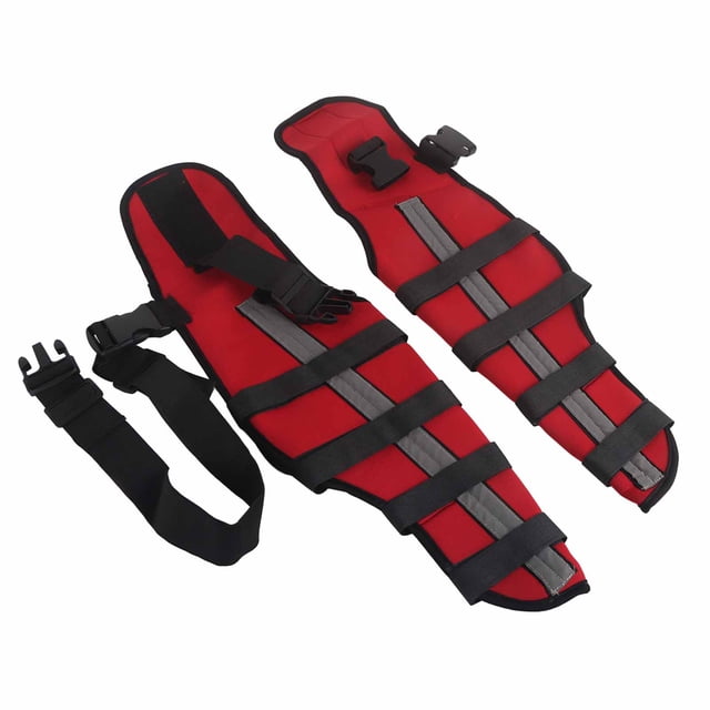 Soporte Ajustable Para Pata Trasera DoBle Para Perro, Tira Reflectante de Seguridad Nocturna, Soporte de Estabilidad para lesiones de CCl, Artritis con material de Neopreno,