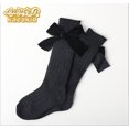 thumbnail image 2 of Kiapeise Knitted Warm Knee High Socks for Toddler Girls Bowknot Anti-Slip Mid Long Socks Knee High Tube Soft Cotton Long Stockings, 2 of 2