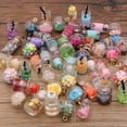 thumbnail image 3 of HOOUN 10Pcs Glass Bottles DIY Earrings Pendant Milk Cup Ball Jewelry Making Supplies-Bottle, 3 of 6