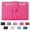 Rose Red, variant on Women's Premium Leather Bifold Wallet, PU Leather Medium Compact Wallet for Women,Compact Card Holder with Zipper Coin Pocket