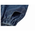 thumbnail image 5 of UJNDER Girls Capri Trousers Casual Style Elastic Waist Lightweight Breathable Soft Daily Wear Girls Pants,Blue,15-16 Years, 5 of 9