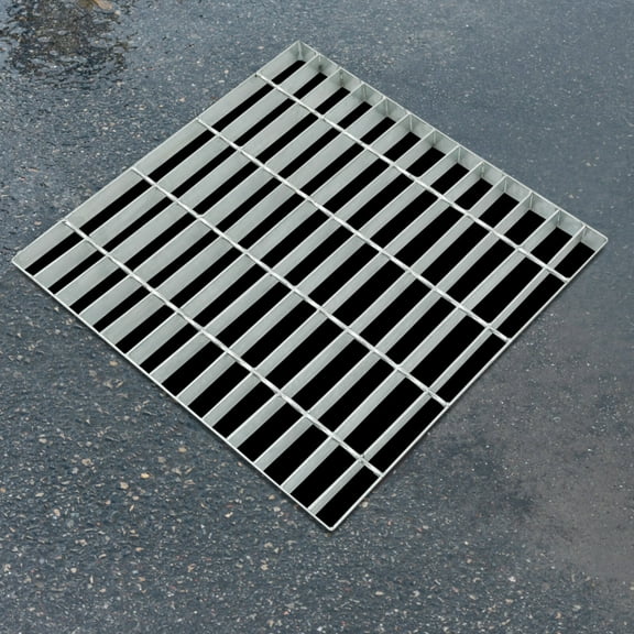 8 inch Square Steel Drain Grate Removable Steel Bathroom Floor Drain Waste Grate