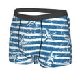 thumbnail image 2 of Fotbe Ocean on Striped Men’s Total Support Pouch Boxer Briefs, X-Temp Cooling, Moisture-Wicking Underwear, Regular, Long-leg and Trunk-X-Large, 2 of 9