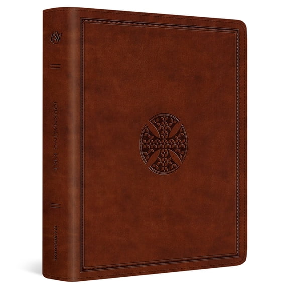 ESV Journaling Bible (Trutone, Brown, Mosaic Cross Design), (Hardcover)