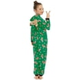 thumbnail image 3 of Zukuco  Family Christmas Pajamas Matching Sets, Xmas PJs Matching Set , Holiday Family Sleepwear Sets Long Sleeves Hoodie PJ's, 3 of 6