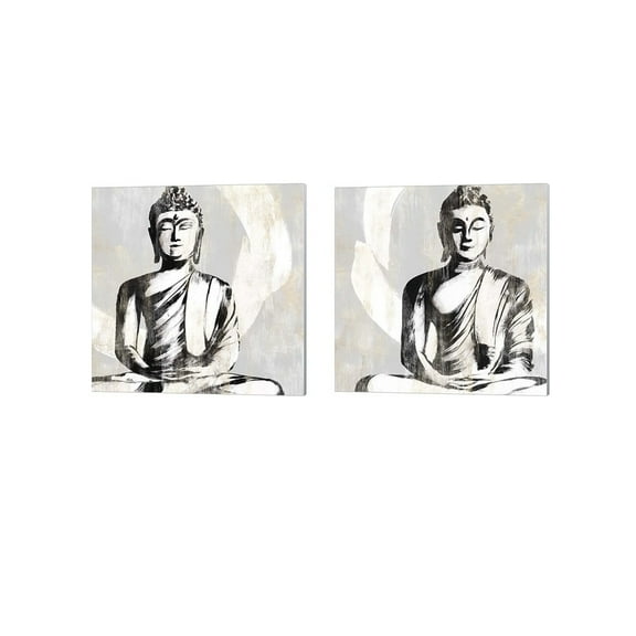 Isabelle Z 'Buddha' Canvas Art (Set of 2)